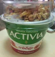 Mix&go bífidus con muesli y frambuesa