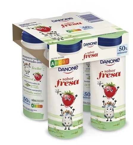 Yogur líquido sabor fresa