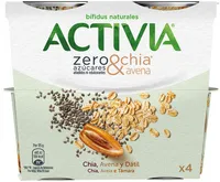 Activia Zero azúcares & chía