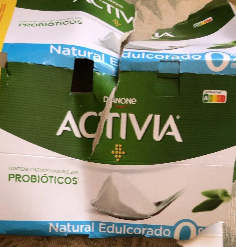 Activia natural edulcorado