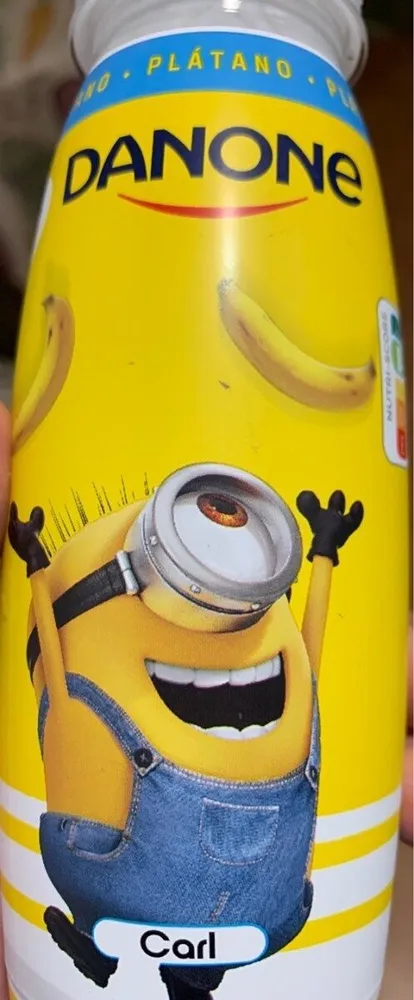 Yogur liquido con platano