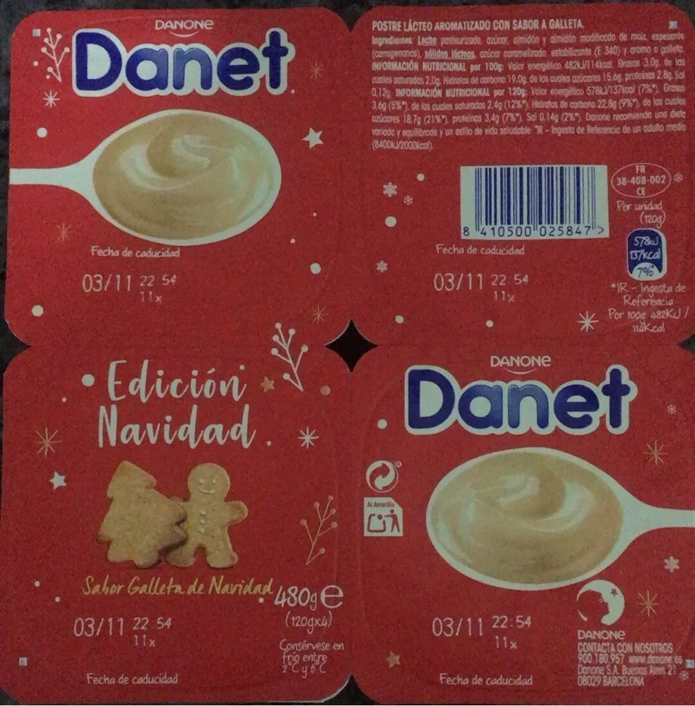 Danet galleta de Navidad.