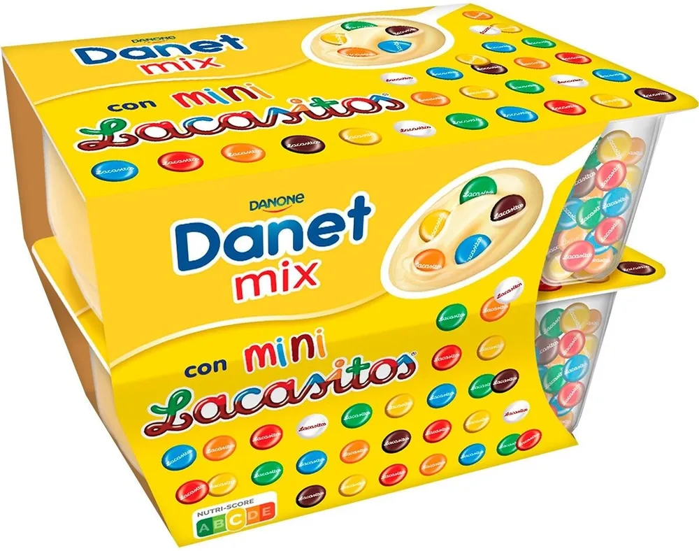 Danet mix con mini lacasitos