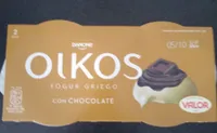 Yogur griego con chocolate