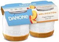 Yogur original con melocotón