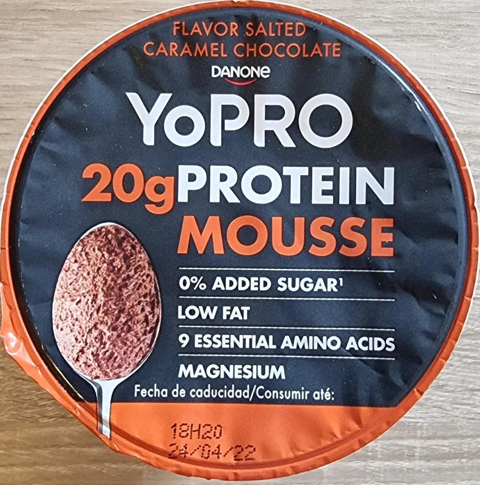 Protein Mousse Flavour Salted Caramel Chocolate