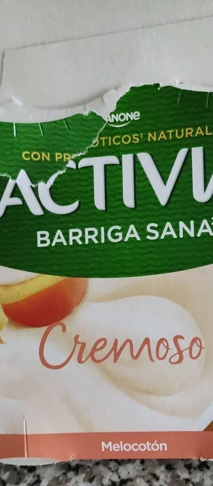 Yogur cremoso melocotón