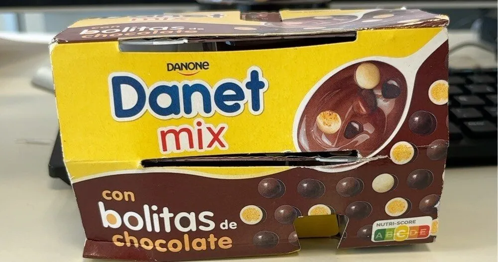 con bolitas de Chocolate