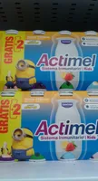 Actimel fresa plátano