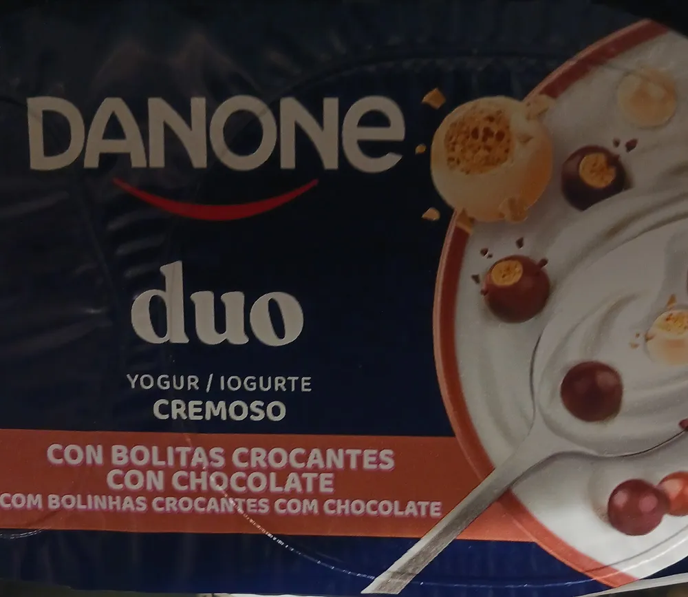 duo Iogurte Cremoso com Bolinhas Crocantes com Chocolate
