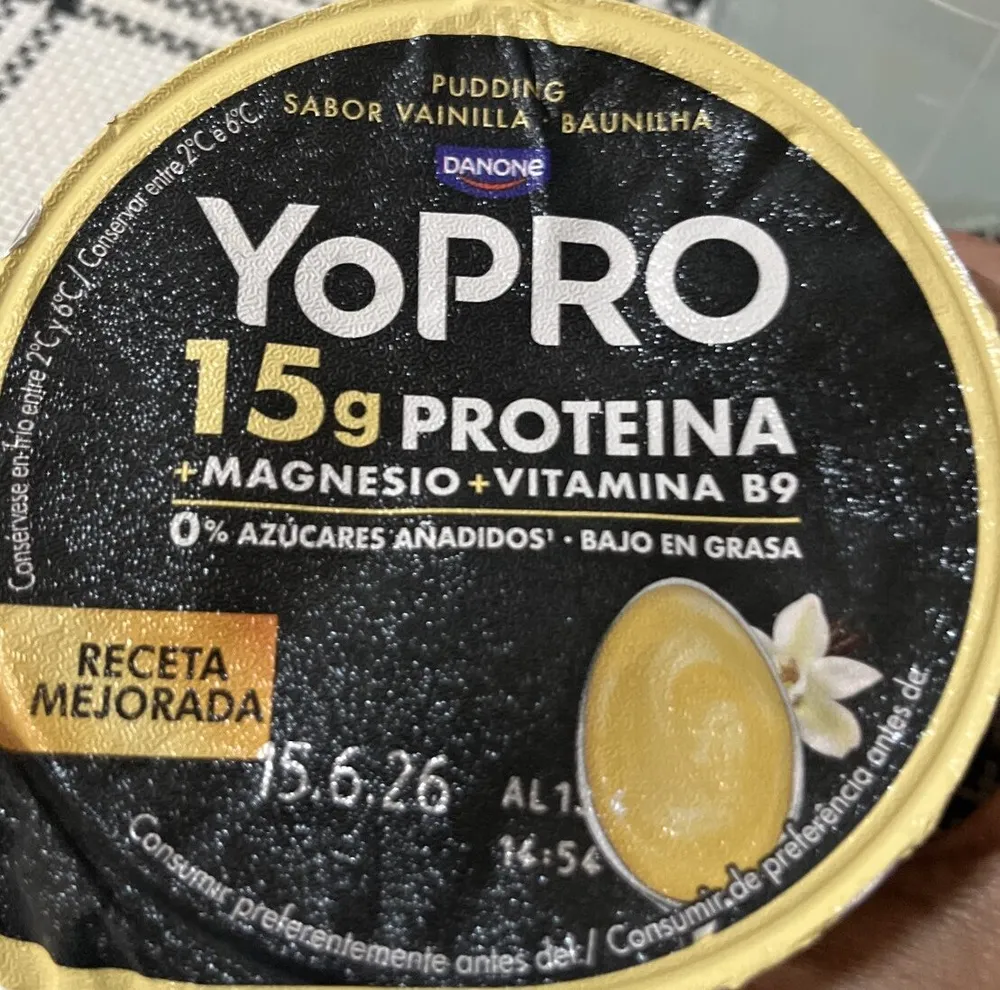Pudding sabor vainilla