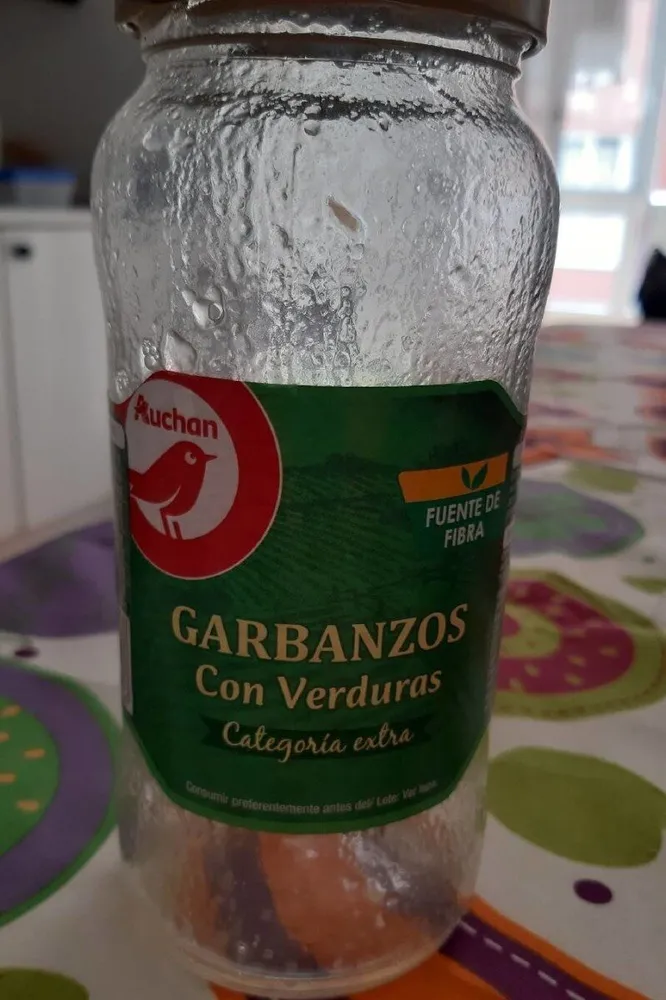 Garbanzos con verduras