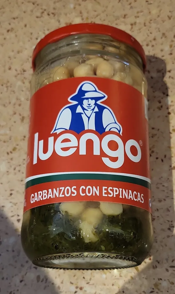 Garbanzos con espinacas
