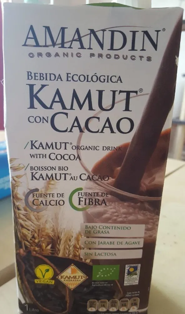 Boisson bio kamut au cacao