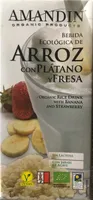 Arroz con platano y fresa