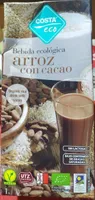 Bebida ecológica arroz con cacao