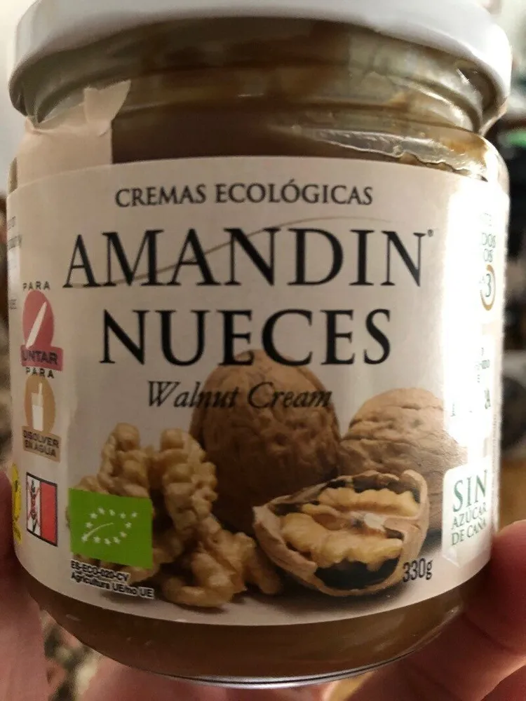 Crema ecológica nueces