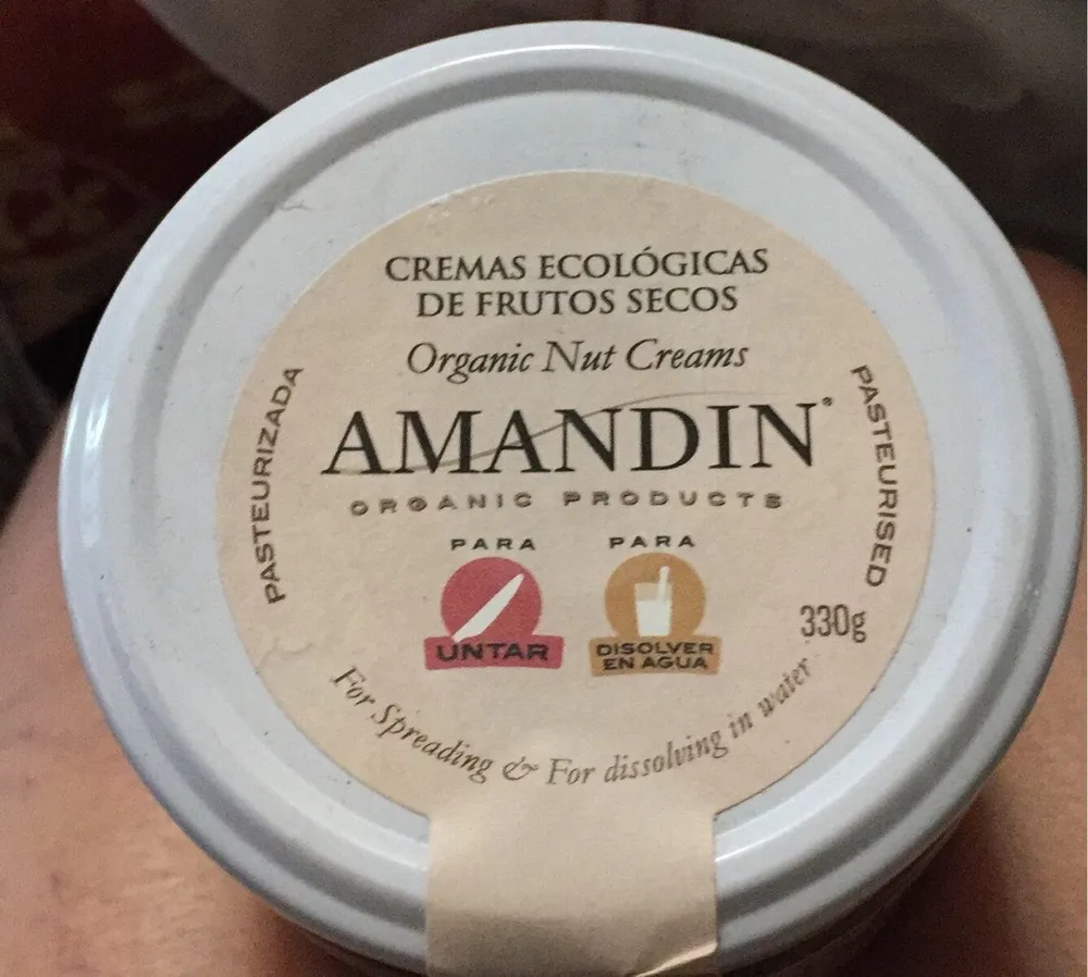 Cremas ecologicas de frutos secos