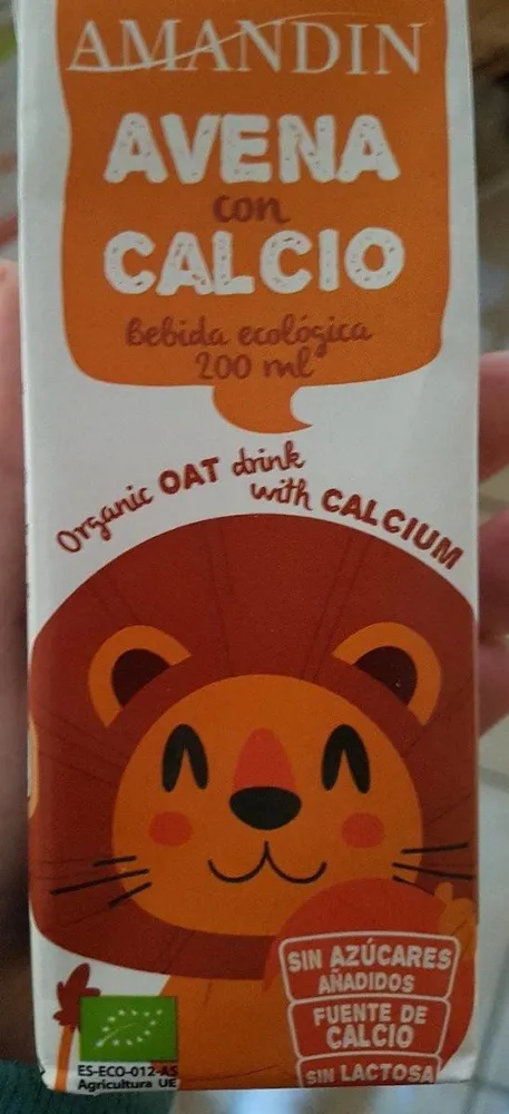 Avena con calcio