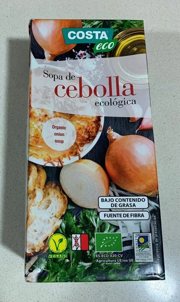 Sopa de cebolla ecológica