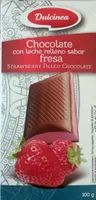 Chocolate con leche relleno sabor fresa