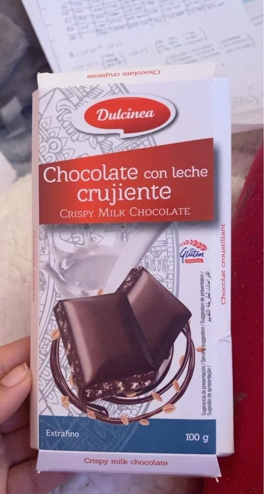 Chocolate con leche crujiente