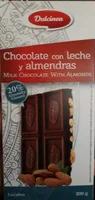 Chocolat au lait et aux amandes