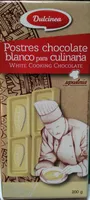Chocolate blanco para culinaria
