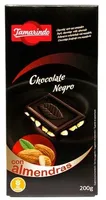 Chocolate negro con almendras