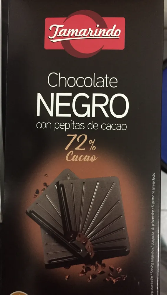 Chocolate negro 72% cacao