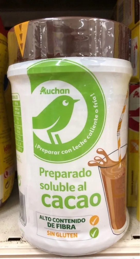 Preparado soluble al cacao