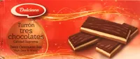 Turrón trois chocolats