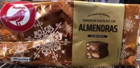Turrón de chocolate con almendras