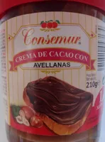 Crema de cacao con avellanas