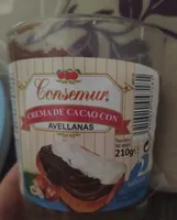 Crema de cacao con avellanas
