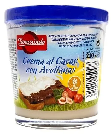 Crema al cacao con avellanas