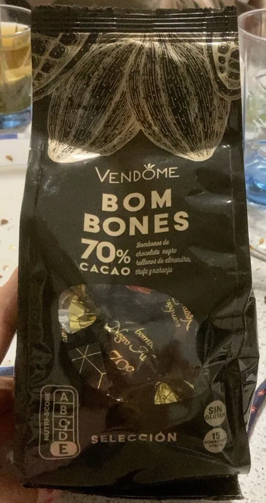 Bombones 70% cacao