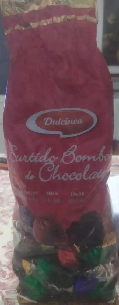 Surtido bombones de chocolate