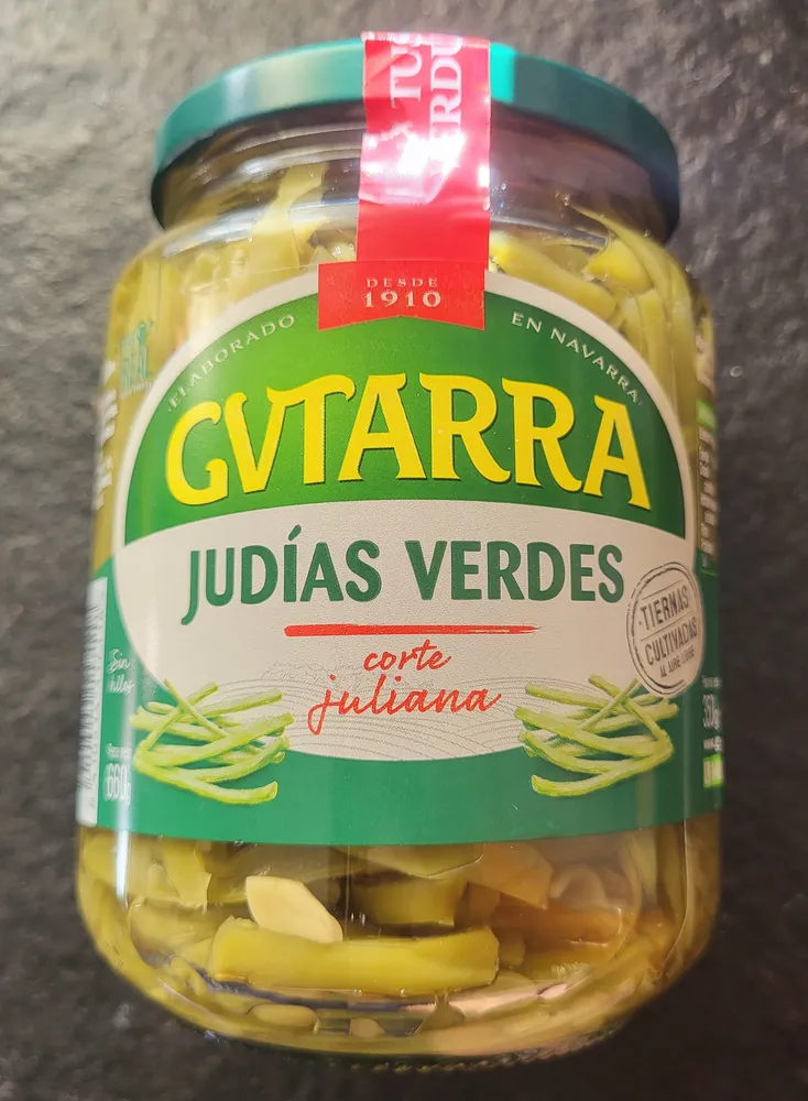 Judías verdes corte juliana