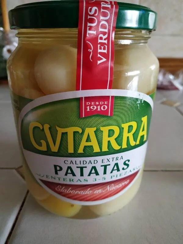 Patatas enteras