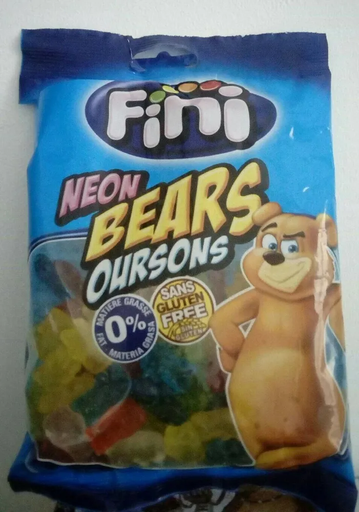 Neon bears oursons