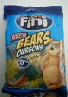 Neon bears oursons