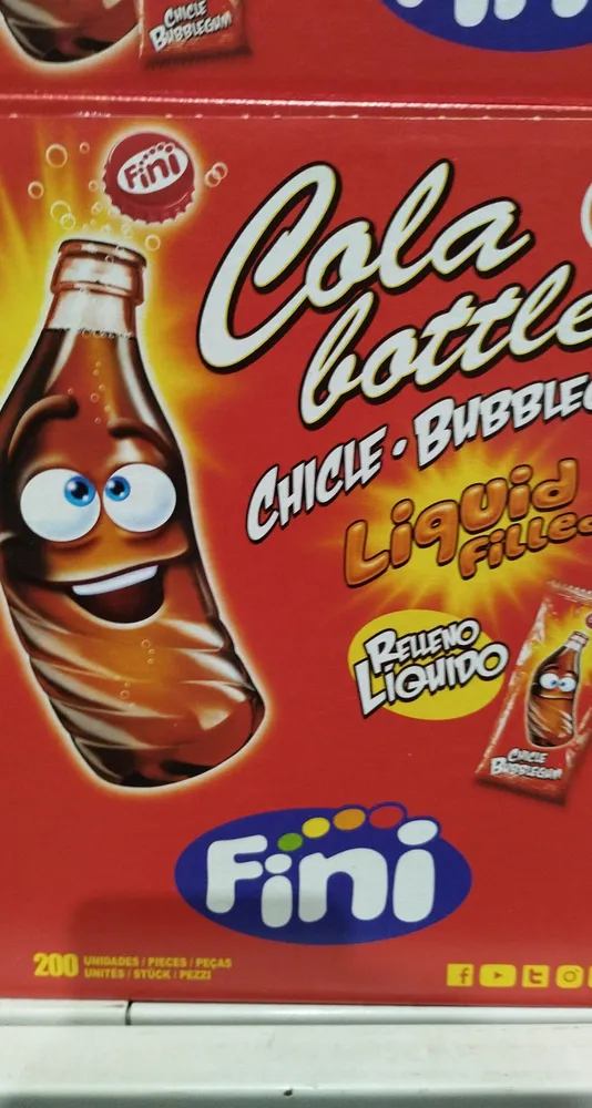 Fini Bubblegum Cola Bottles 200er