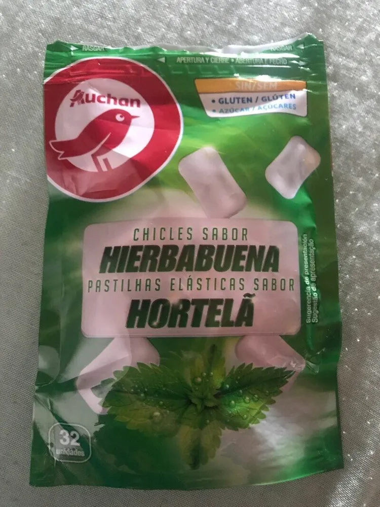 Chicles sabor hierbabuena