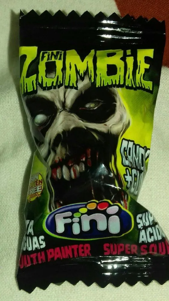 1 Zombie Bonbon,Sauer,Zungenmaler Mit Kaugummikern,5G Merken