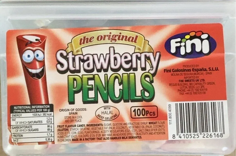 The original strawberry pencils
