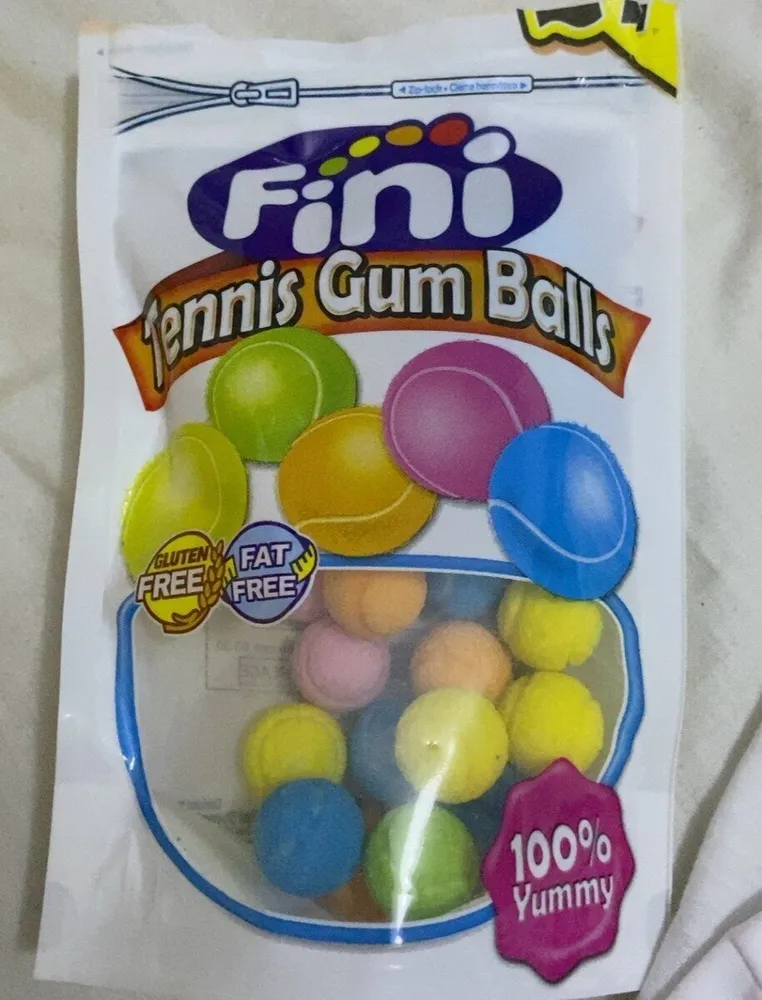 Tennis gum balls