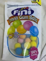Tennis gum balls