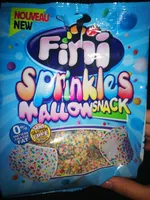 Sprinkles mallow snack