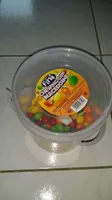 Chewing gum macedoine